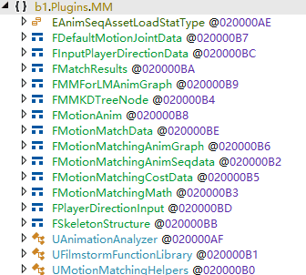 一套 Motion Matching 系统，反编译 C# 看不到核心代码